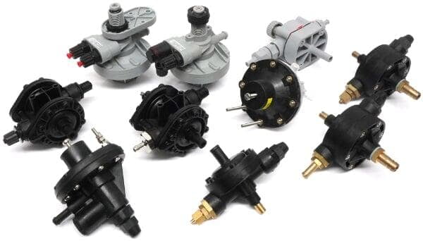 Diaphragm dosing pumps for commercial dishwashers Diaphragm dosing pumps for commercial dishwashers