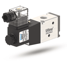 UFLOW Pneumatic Solenoid Operated Valves