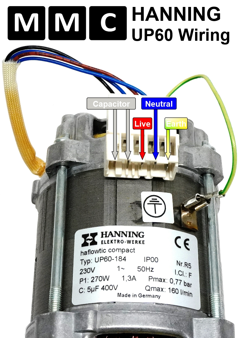 Hanning OEM Booster Pump UP60-184 0.37HP